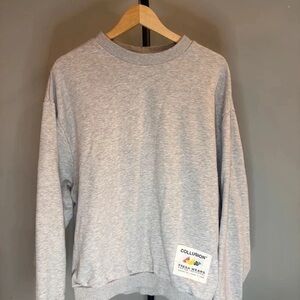 Men's Light Gray Crewneck Sweatshirt